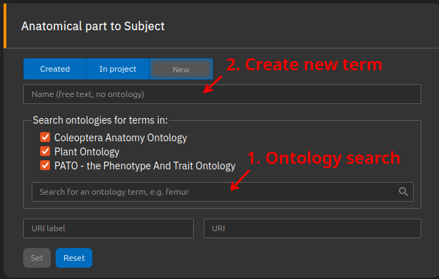 how to create a new anatomical part